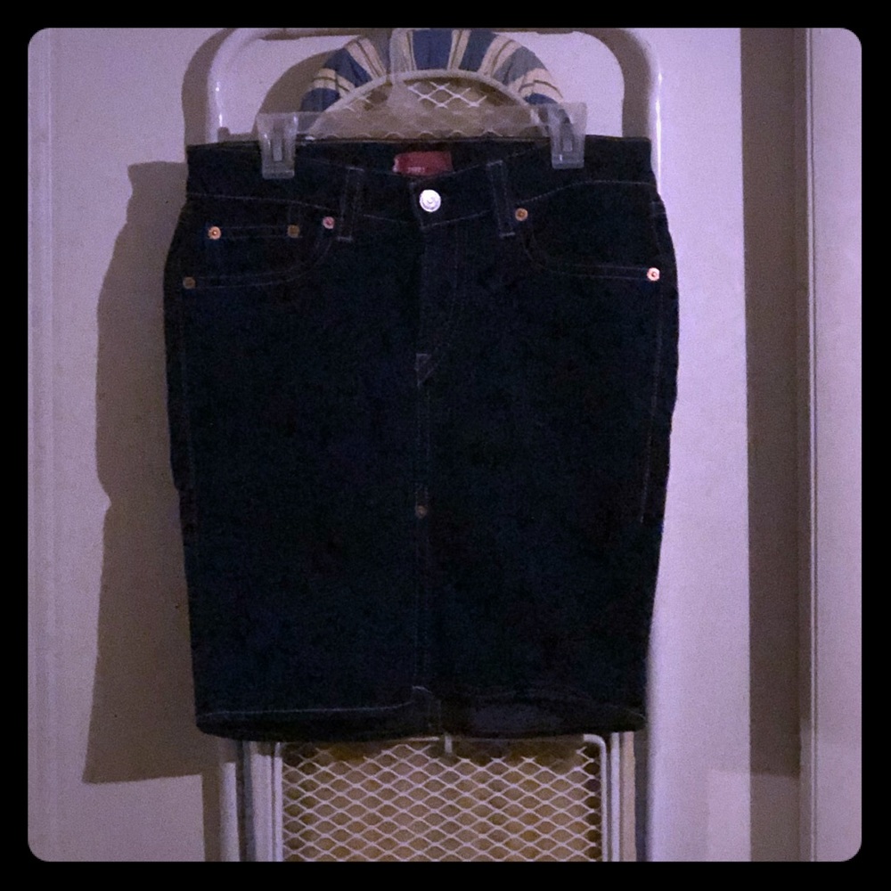 Denim Levi skirt